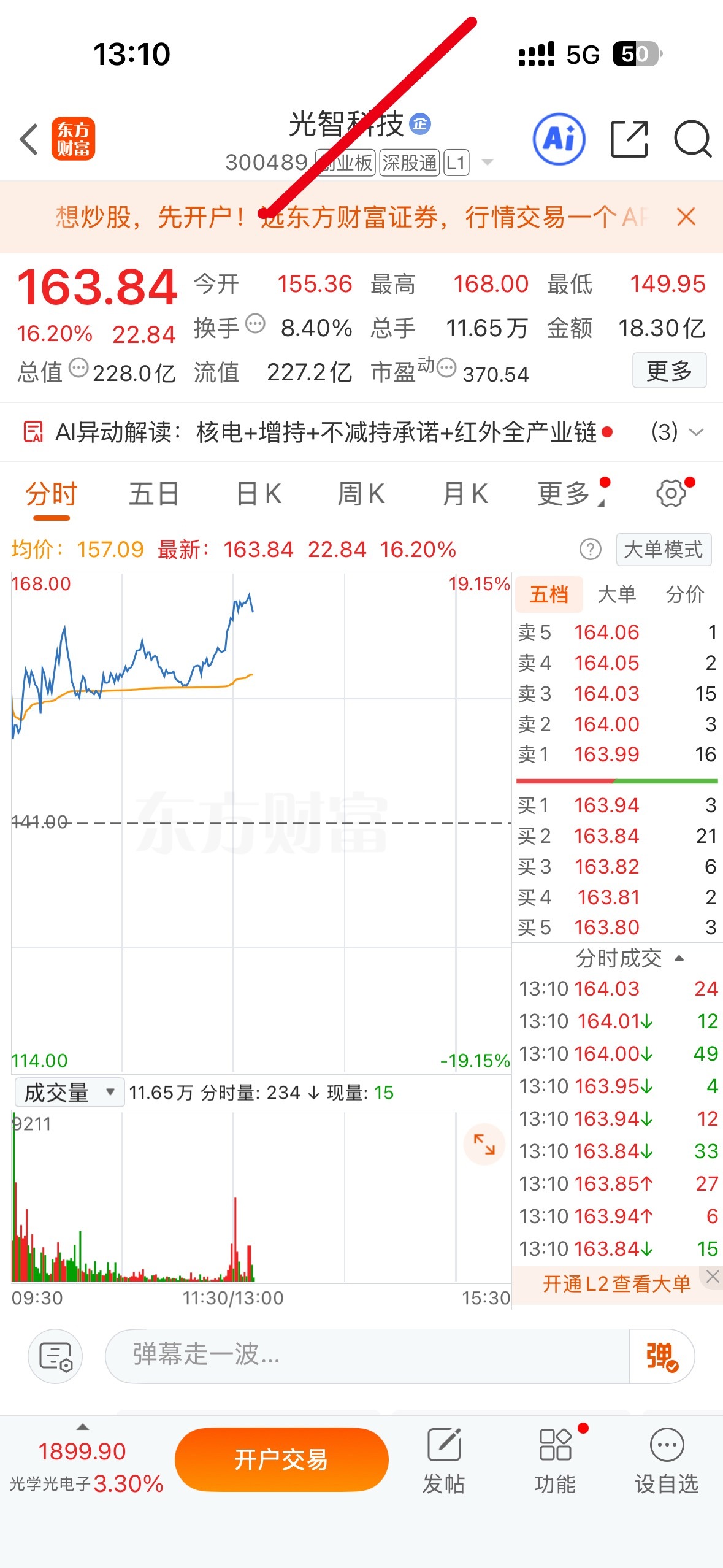 光智科技，轻松封顶