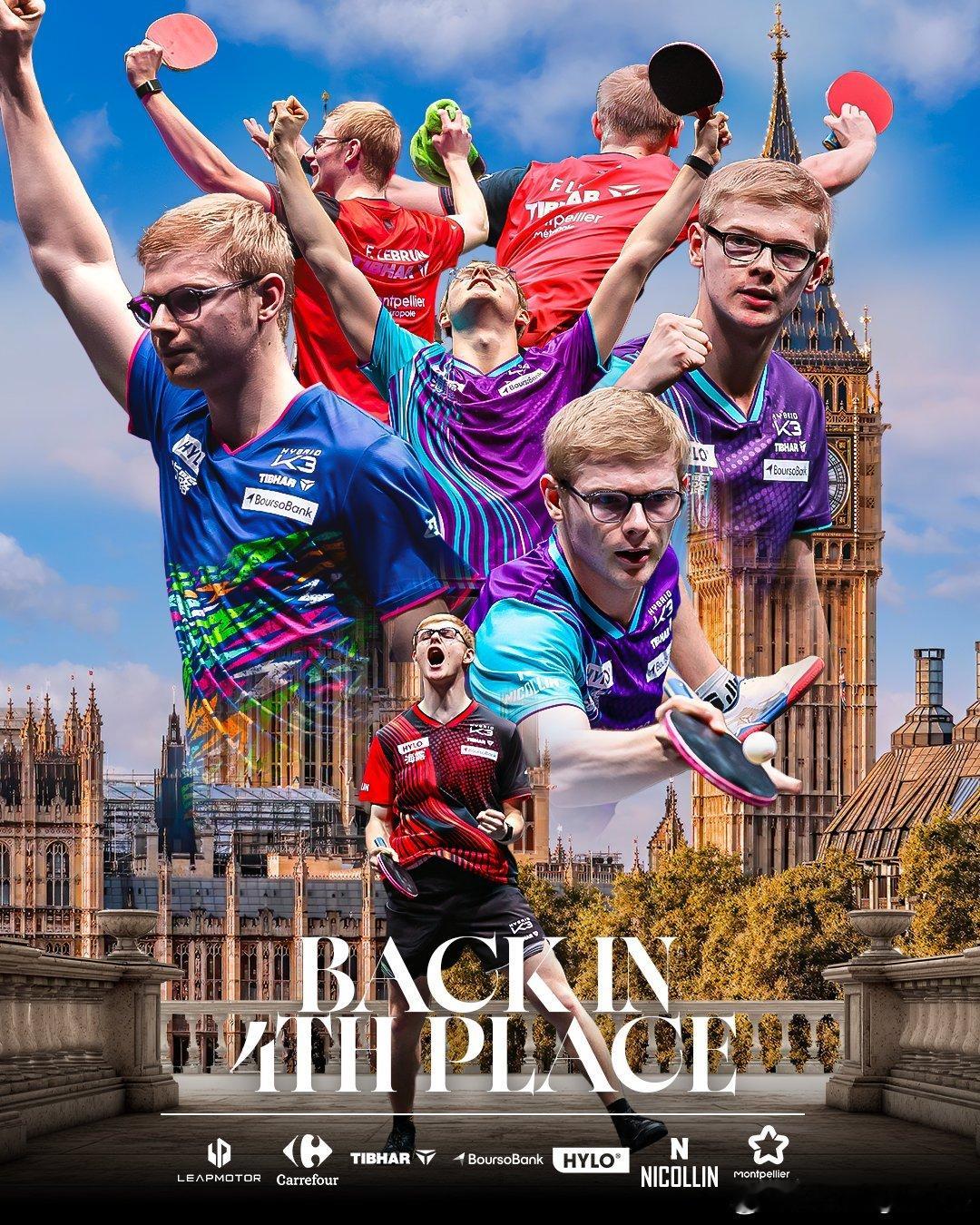 费利克斯·勒布伦：重返世界排名第 4️⃣ 位 🌍🏓伦敦见 🇬🇧 