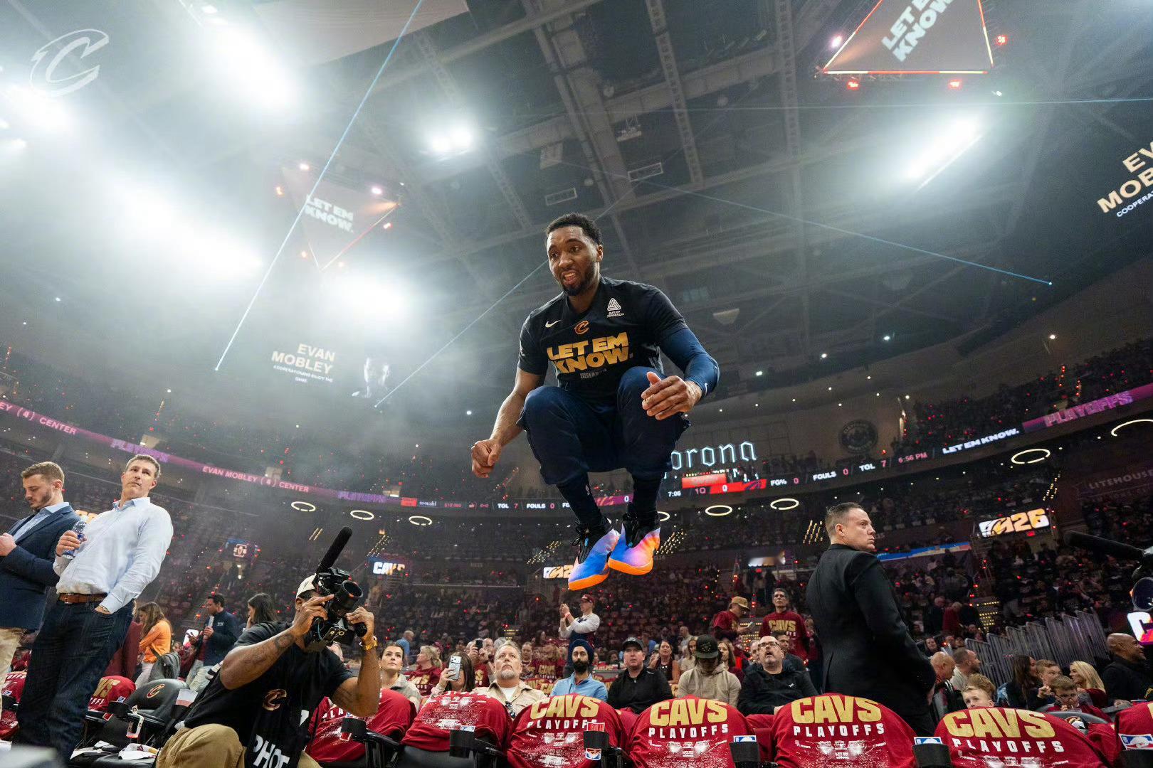 我要飞得更高！🕷️克利夫兰骑士骑士nba米切尔