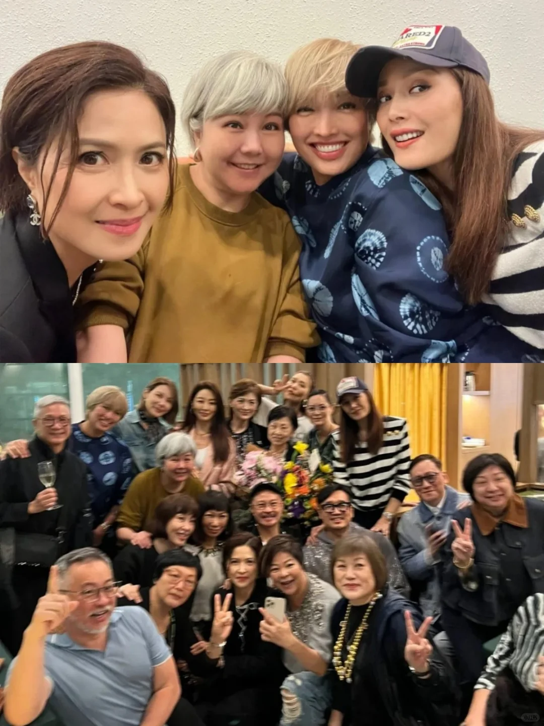 59岁邵美琪与任达华老婆聚会！状态回春好绝