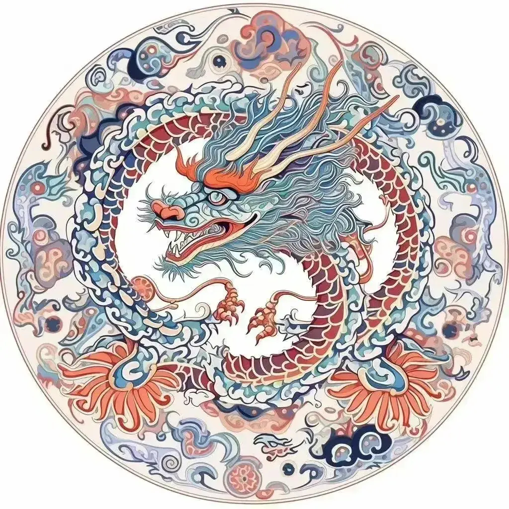 这组龙纹画得极好！[心][good][话筒]你喜欢哪一张？ ​​​