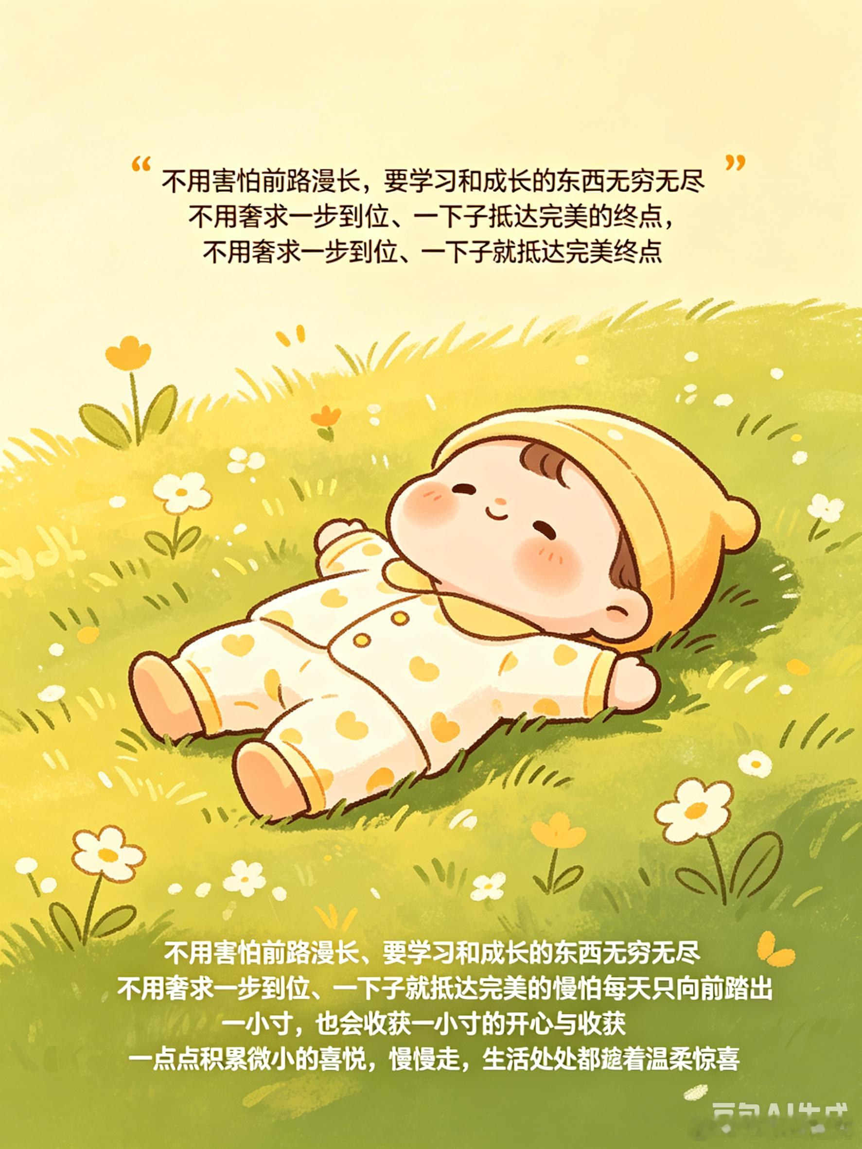 不用害怕前路漫长、要学习和成长的东西无穷无尽不用奢求一步到位、一下子就抵达完美的