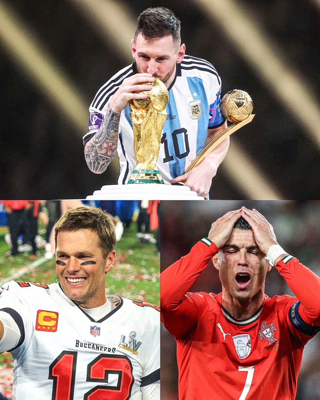 🇦🇷 加拿大《魁北克日报》评选的21世纪最杰出的运动员，梅西榜首🎖：1. 