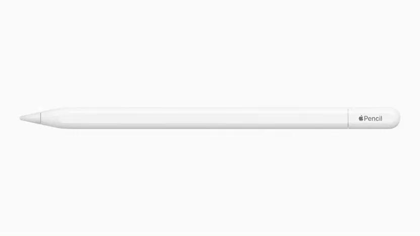 苹果更新了 Apple Pencil ，最大更新点是有了C口充电，所以不是直角边