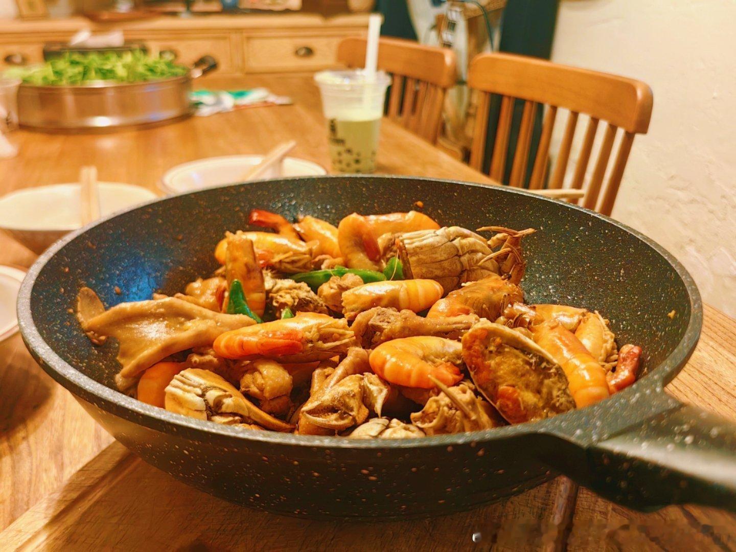 回三水吃住家饭我妹的手艺 貌似可以