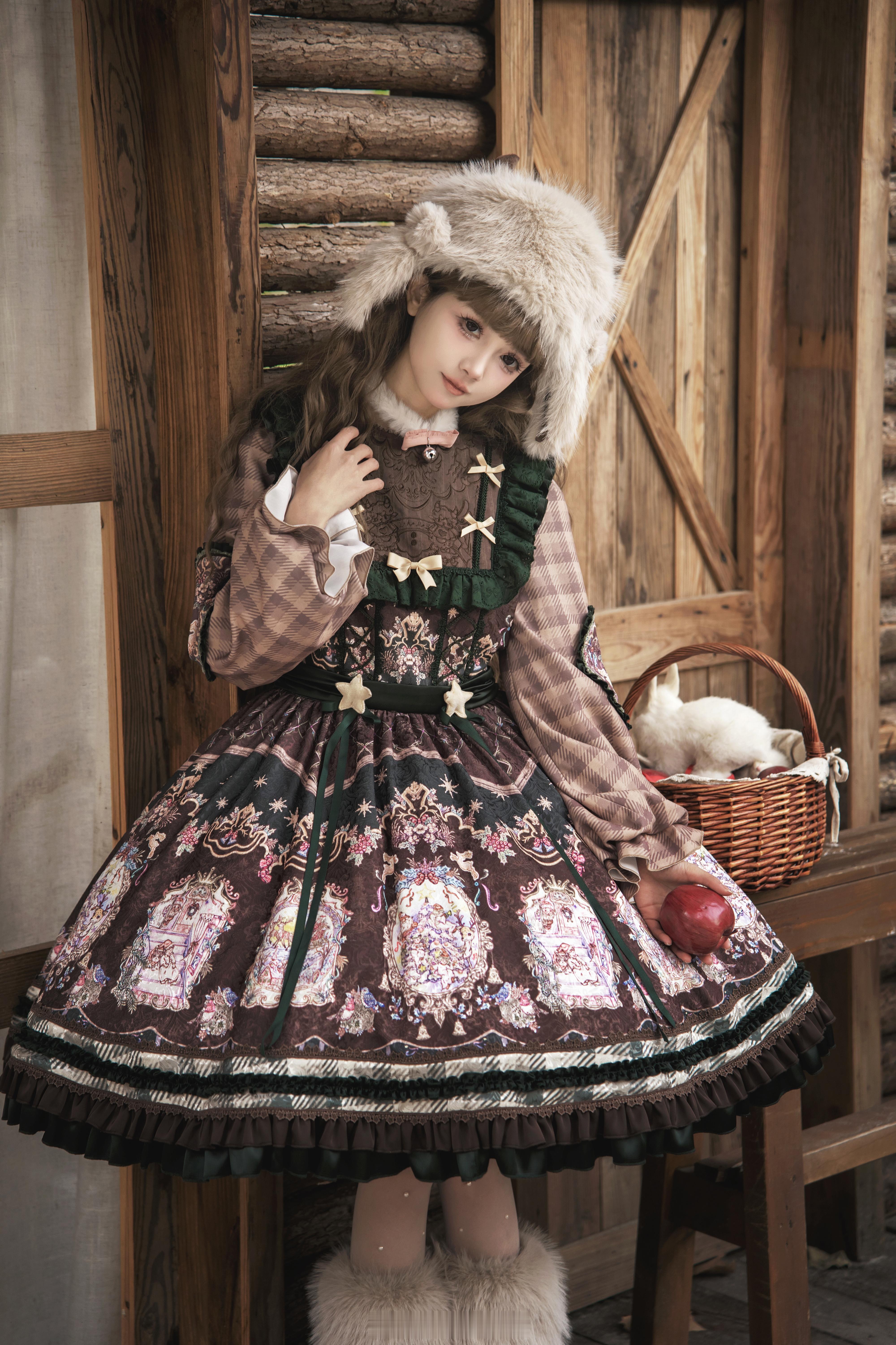 ❄️雪国颂歌❄️🧚♀️猫梓子👗樱洛芙lolita摄影