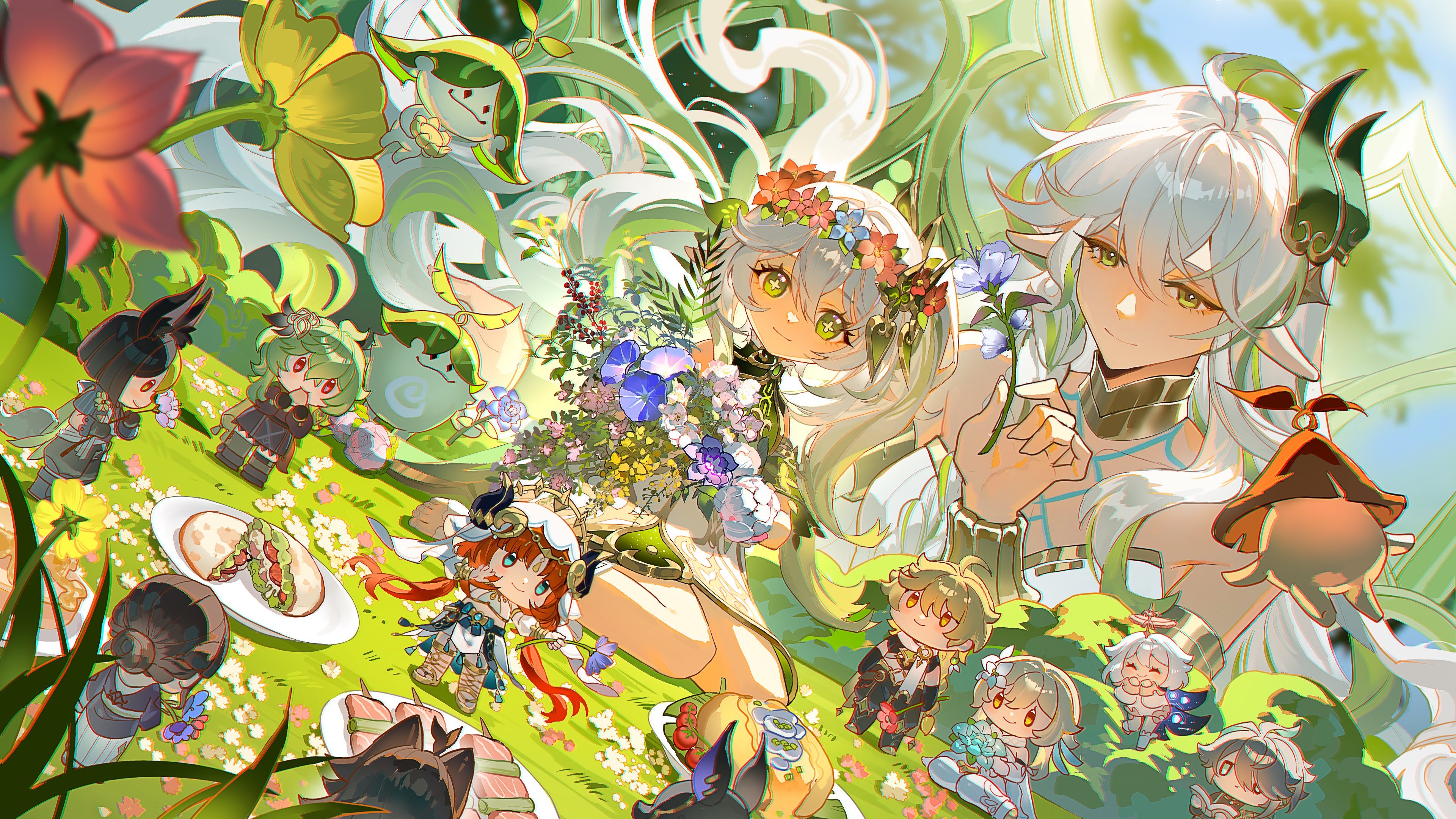 与神同行cr:画师 guai3mu#原神5.1版本##原神纳西妲##原神# ​​