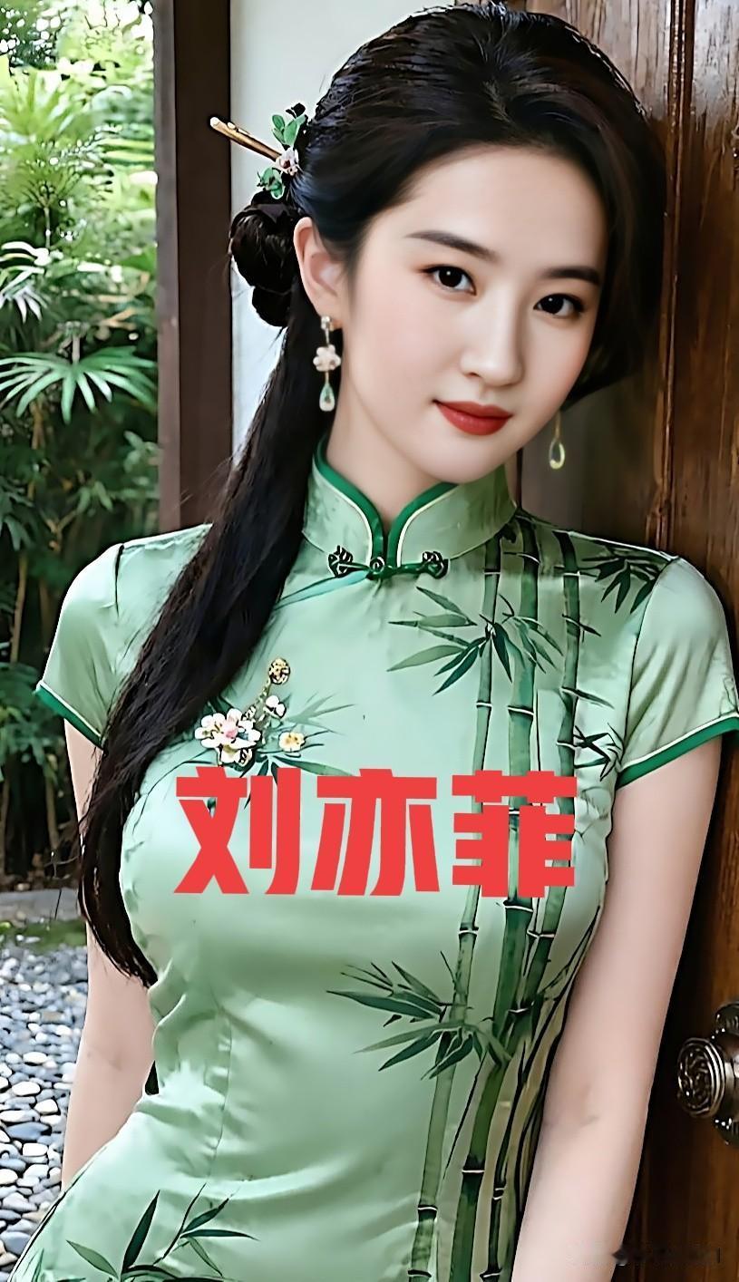 刘亦菲青色造型惊艳绝伦气质优雅性感妩媚让人眼前一亮  女明星 气质女明星