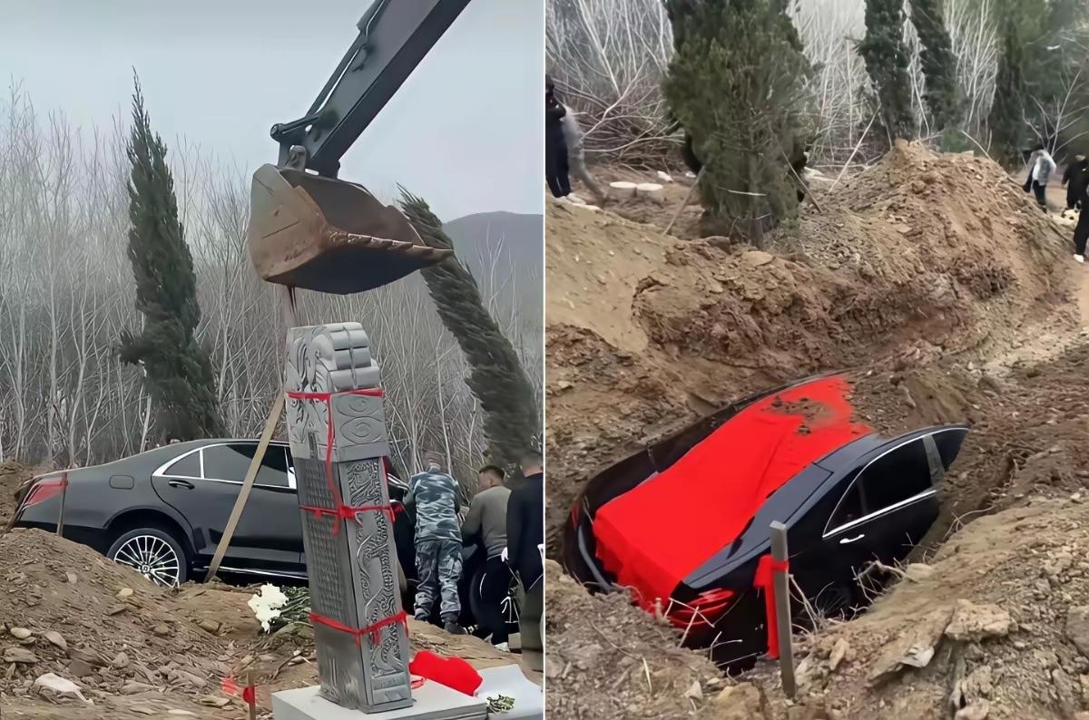 辽宁奔驰陪葬事件后续来了。当事人金某因为封建迷信被处罚。他违规私自填埋车辆被依法
