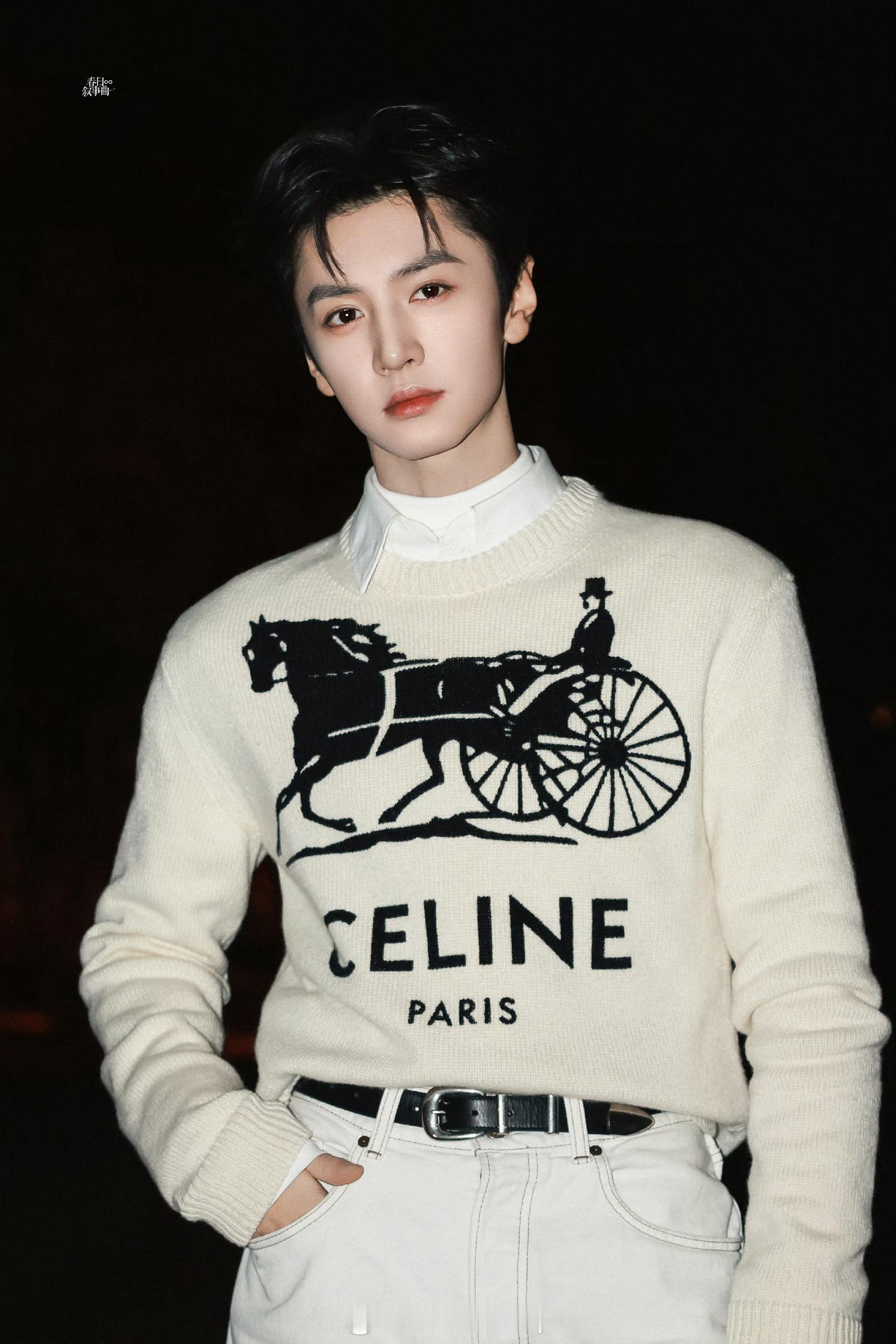 陈哲远今日CELINE晚宴线下饭拍路透 