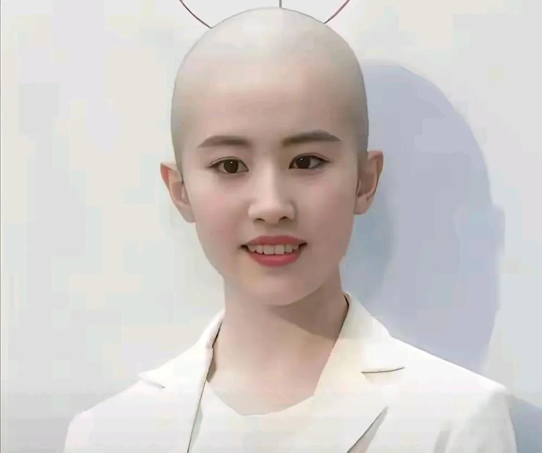 神仙姐姐，也太拼了

为了拍剧，真的把头发剔了？

这颜值太抗造了吧