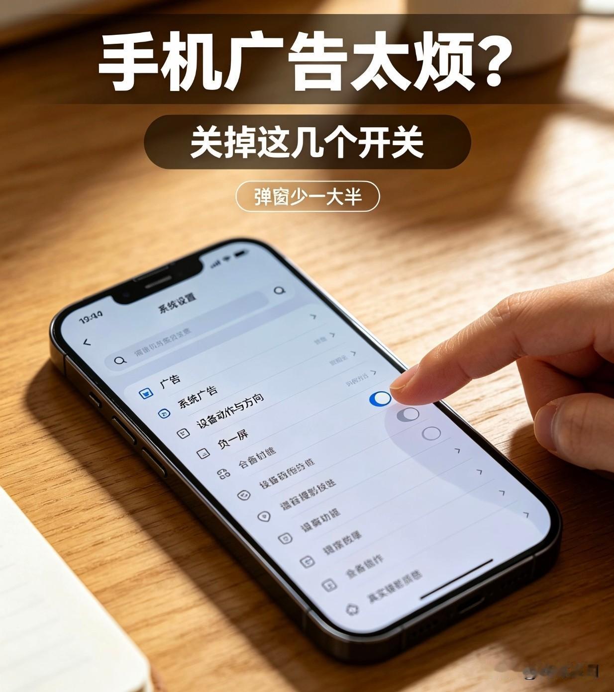 手机广告太烦？这几个系统开关关了，弹窗和摇一摇跳转能少一大半
 
不知道大家有没