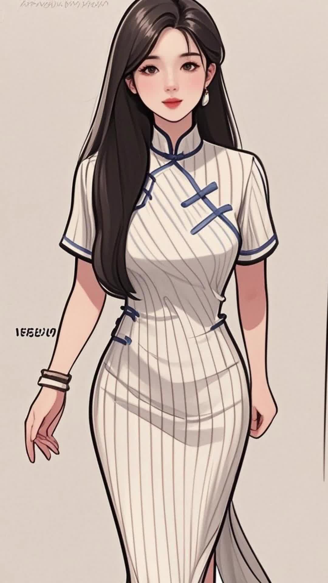 超级文艺版旗袍