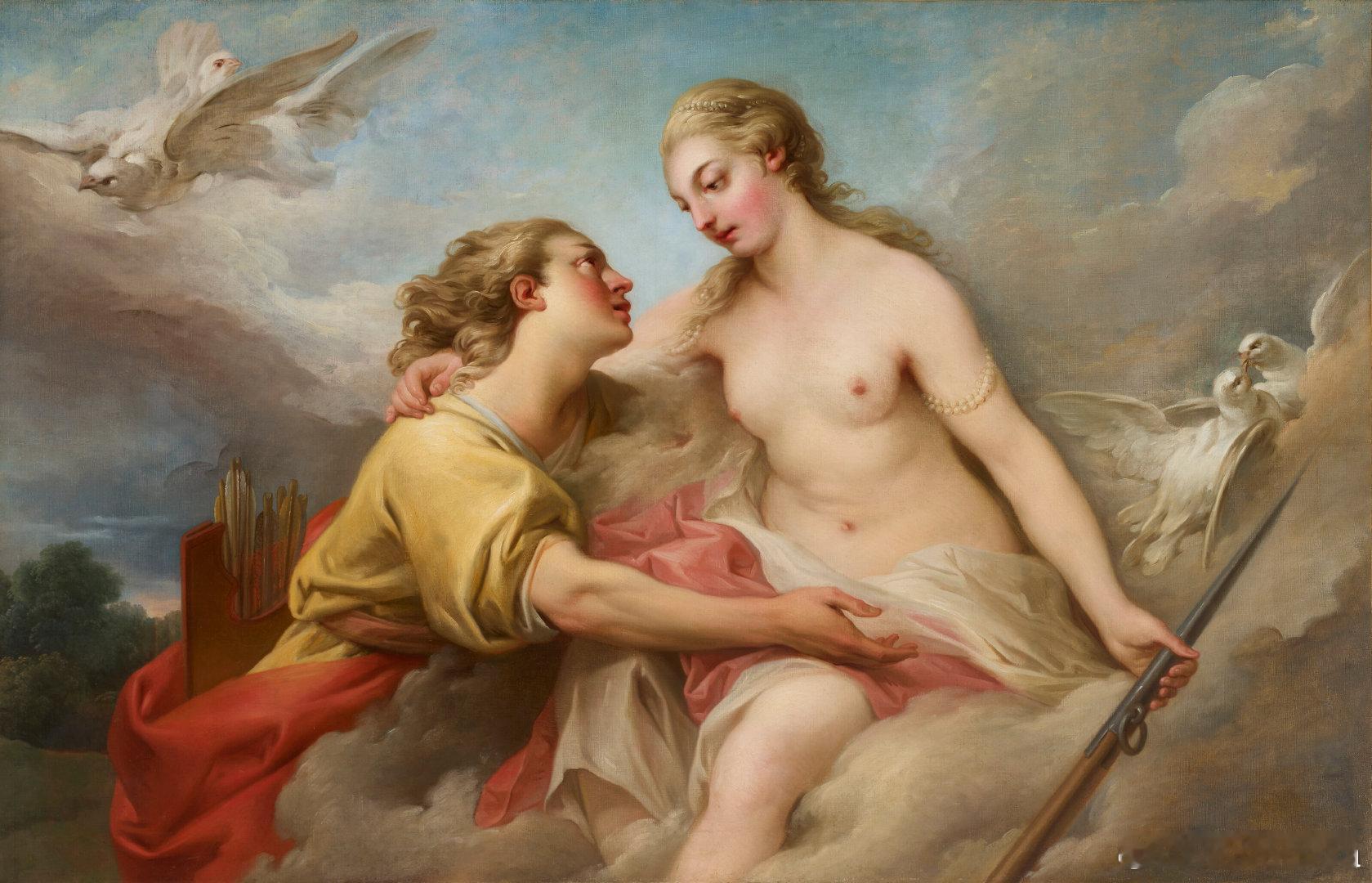 西洋历史文化鱼缸 法国画家CLÉMENT-LOUIS-MARIE-ANNE BE