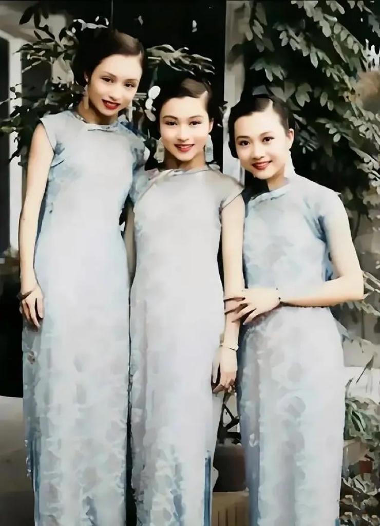 不结婚的女人真的更长寿？民国的梁氏三姐妹，即图中的梁赛珊，梁赛珠，梁赛珍三姐妹，