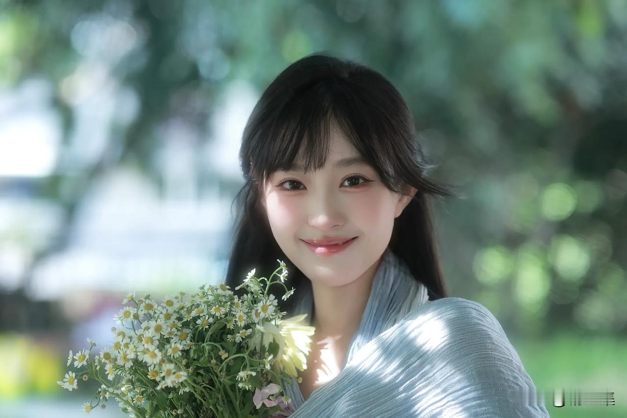 阳光下的微笑，与花儿的浪漫邂逅🌸🌼