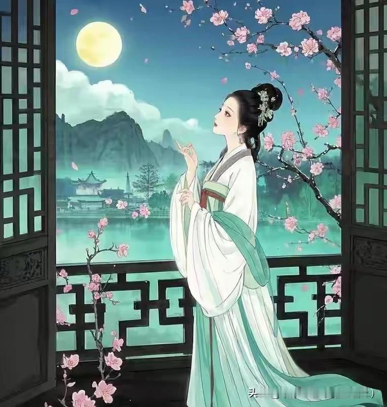 《七绝.春思》
香萦素手挽春枝，
脉脉此情谁与知。
最是风清月白夜，
墙影浮动襟