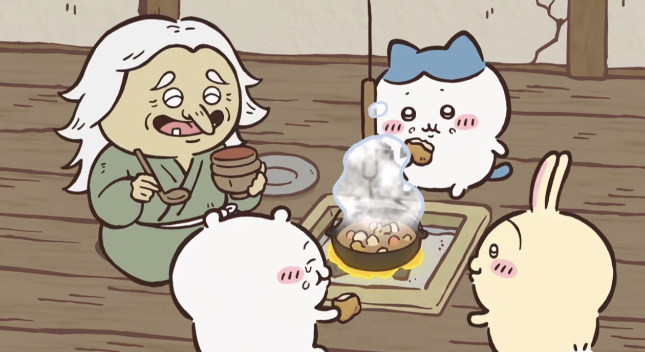 吉伊卡哇灵感共创夏日企画三小只吃零食系列壁纸关东煮，巧克力棒，汽水好吃的还是和朋