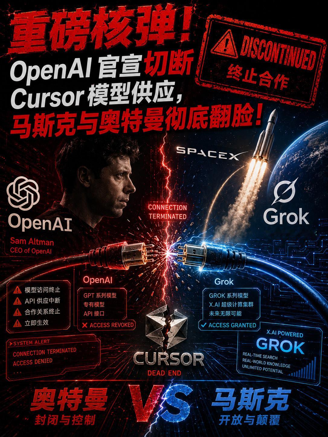 OpenAI 突发官宣断供 CursorOpenAI 为什么要对 Cursor 