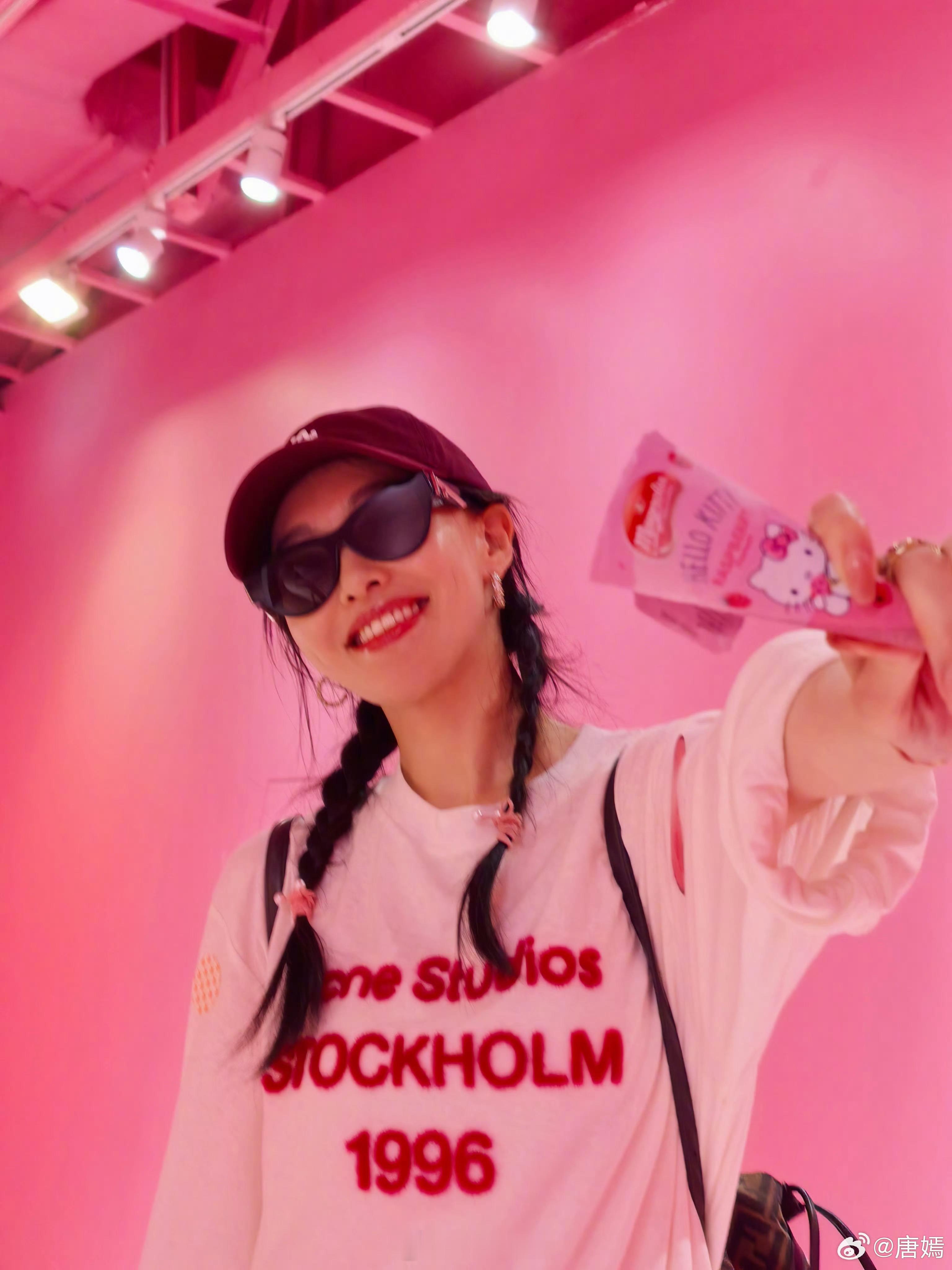 唐嫣好甜美啊，不愧叫糖糖。 