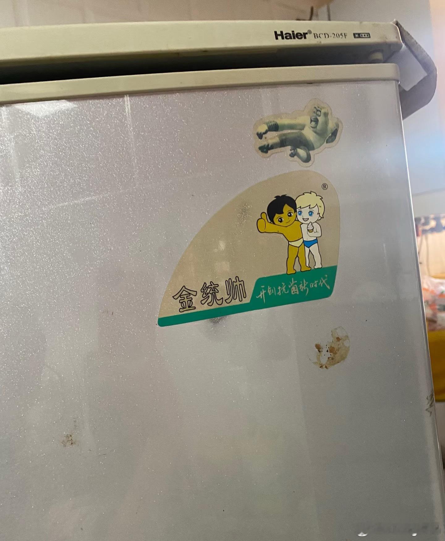 你家最老的家电多少岁了 01年的海尔老冰箱 闲置了 竟然还能卖钱使用开了一下 嘎