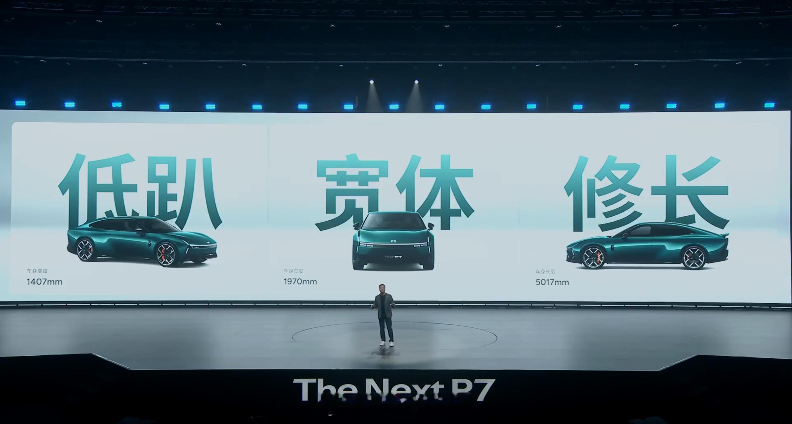 设计是全新小鹏P7的核心亮点！· 轿跑姿态：宽高比1.40、长高比3.57、轮高