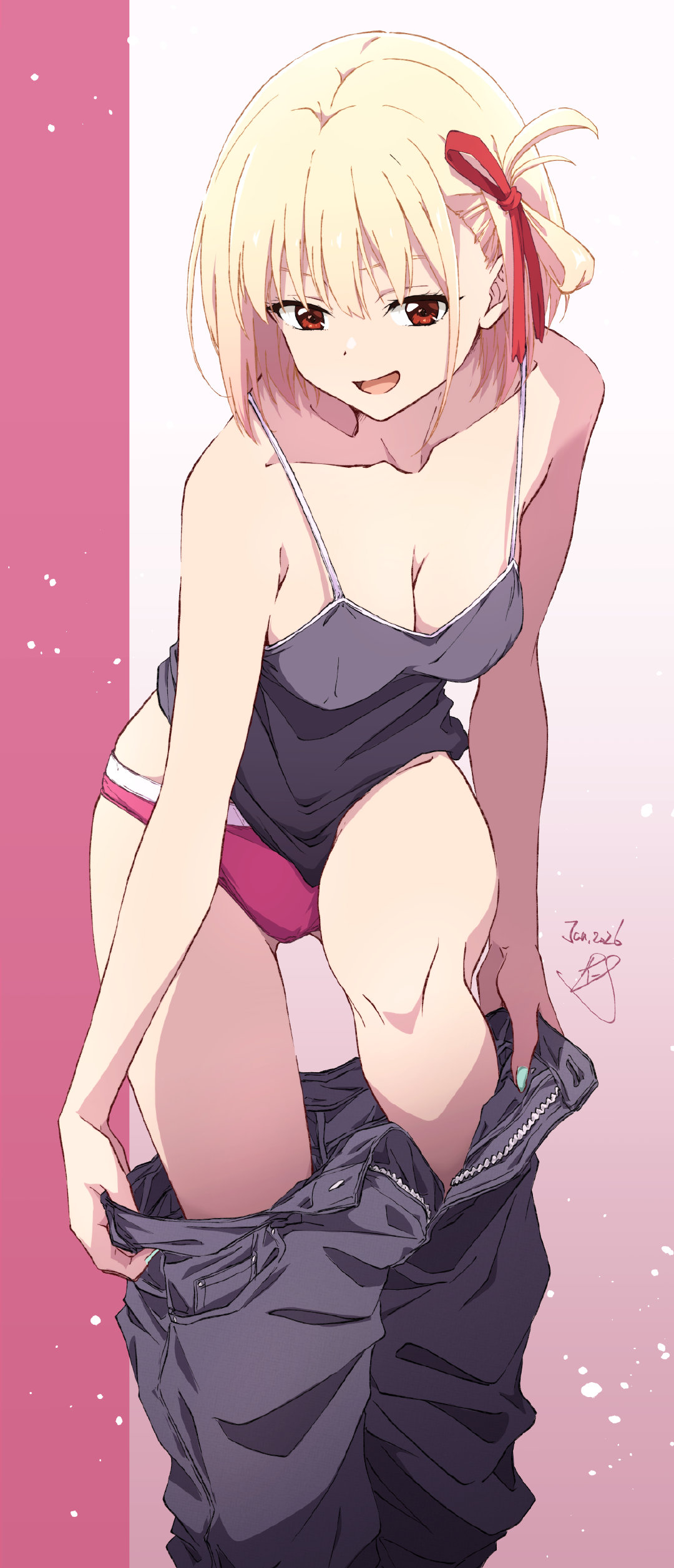 锦木千束——Lycoris Recoil——画师: 仁井学，网页链接