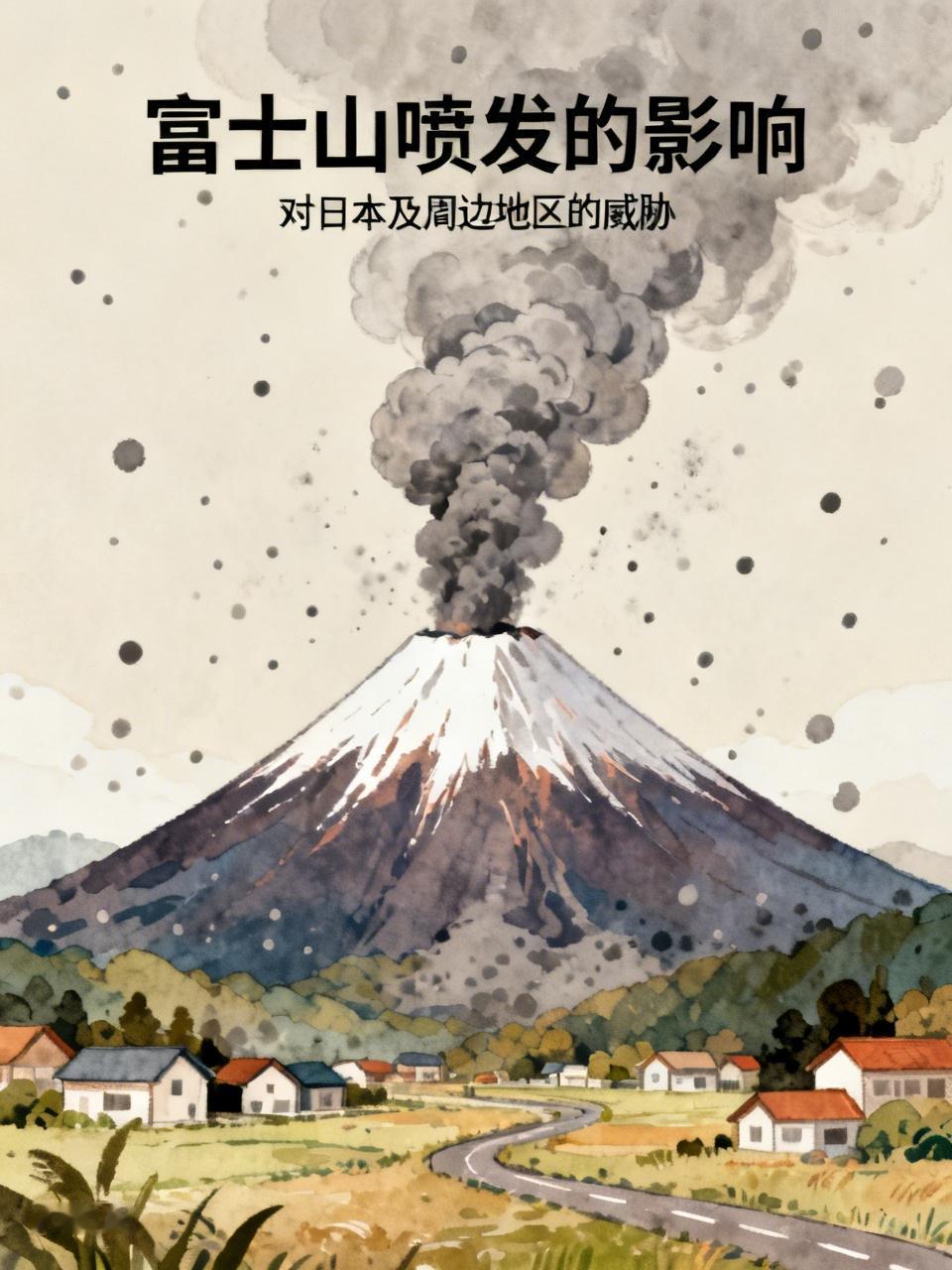 富士山如果喷发是否会毁灭人类? 富士山喷发毁灭人类有点夸张，但对日本及周边影响巨