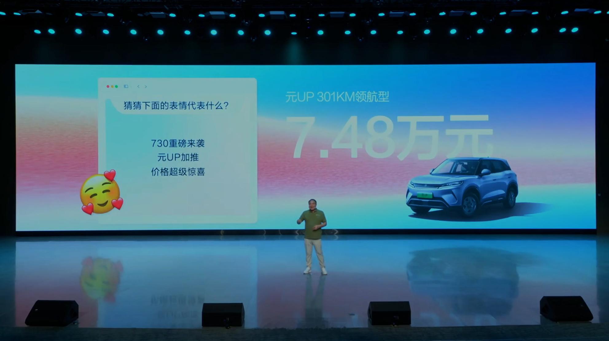 比亚迪开启新战略，年轻人的第一台电动车。元先打头阵，7.48万元～ ​​​