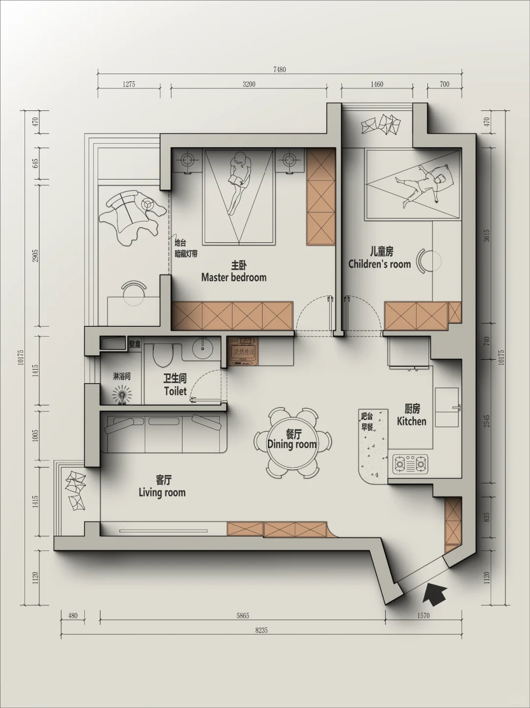 🍁户型改造丨56m²又是一场方案PK