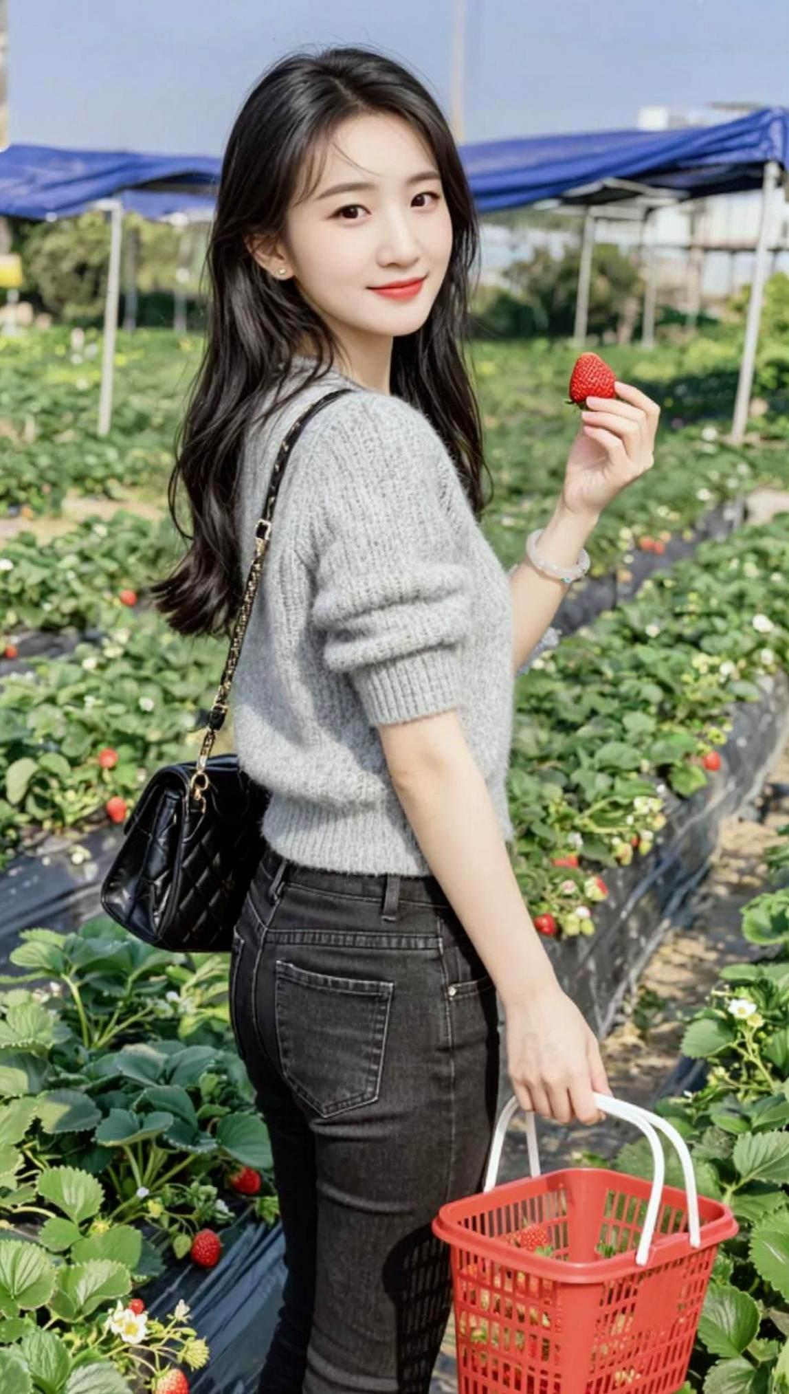 AI草莓园随拍