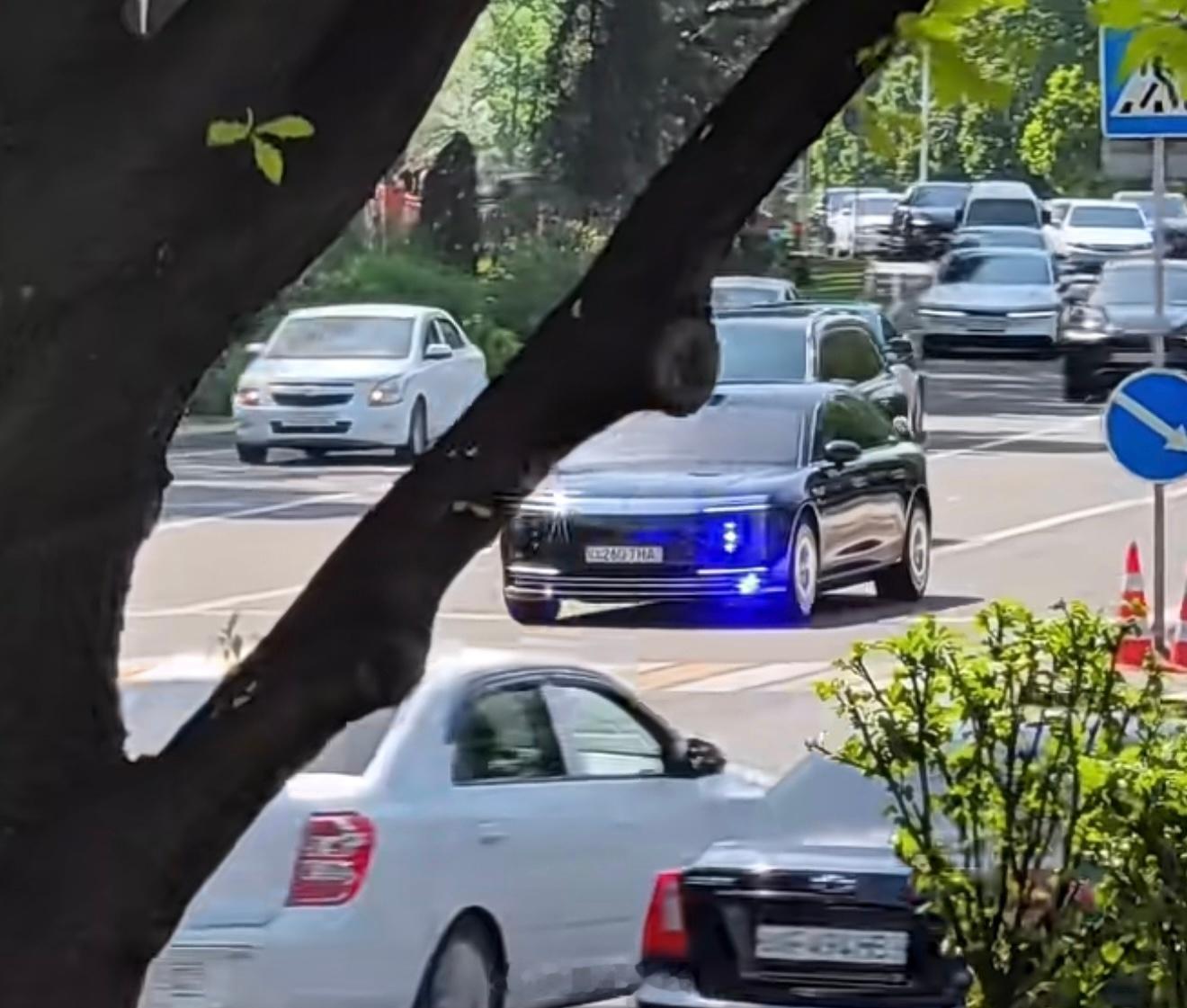 尊界S800开到哪的气场都是强啊电车在海外