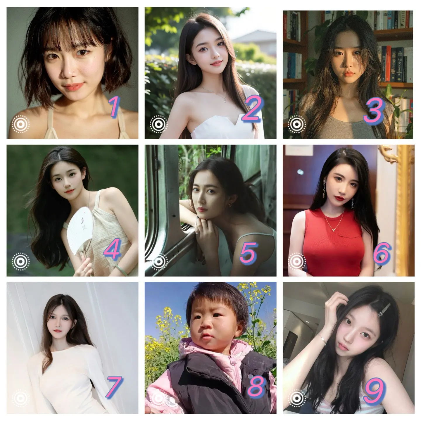 第一眼看，几号更符合你的审美？