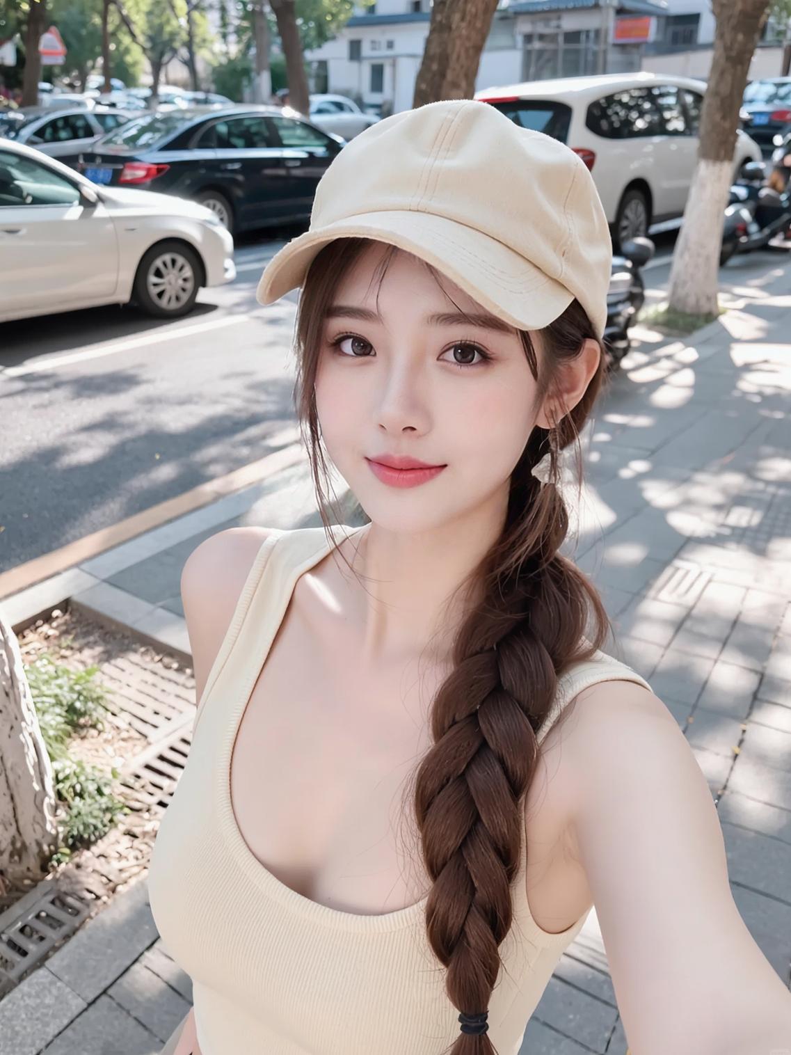 AI街头清透自拍  原来ai写真可以这么美  谁拍谁好看 美出高级感