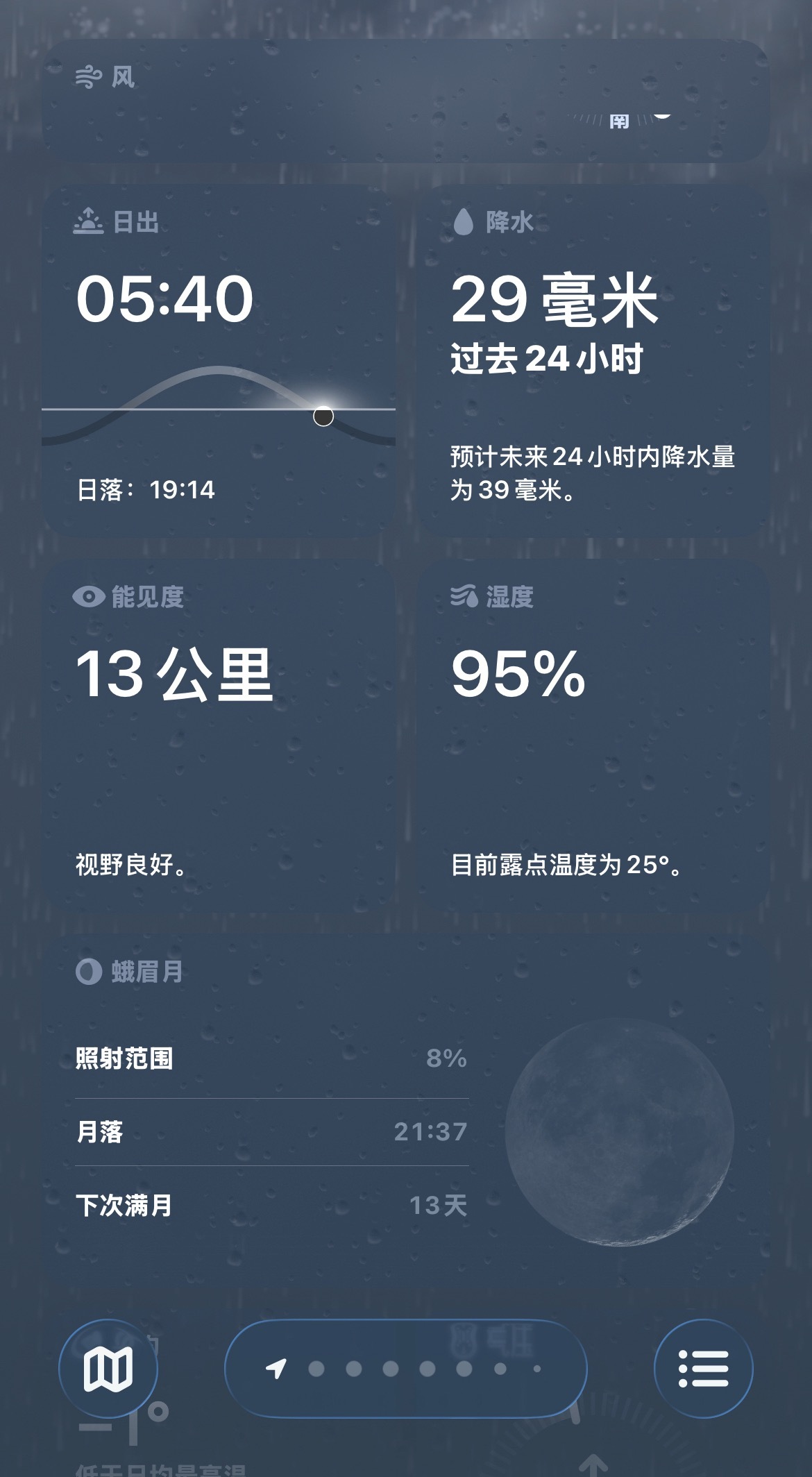 可以下雨，但不能一直下雨