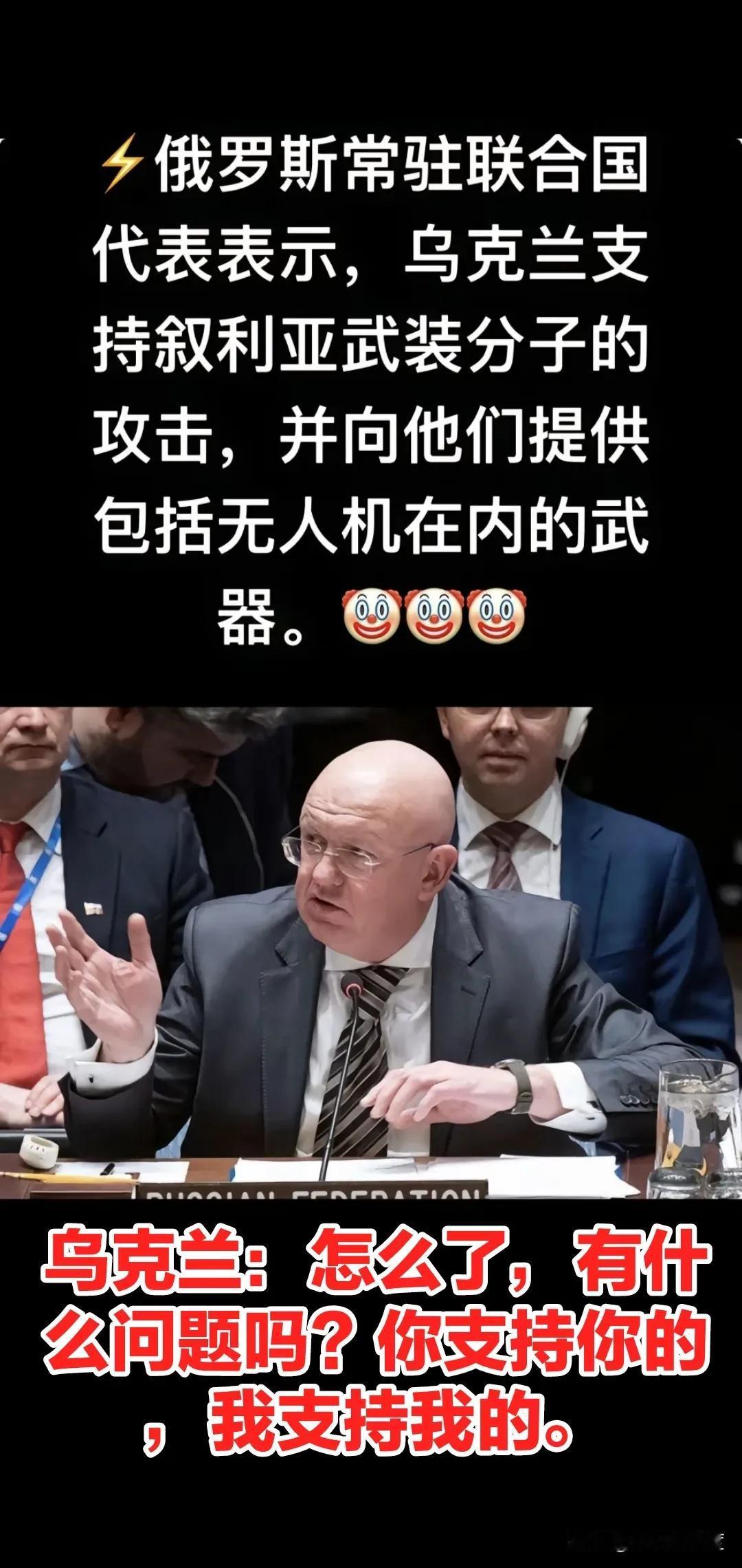 俄罗斯与乌克兰双方又在联合国打嘴仗了，双方争吵不断，这一架吵到了中东叙利亚了，基