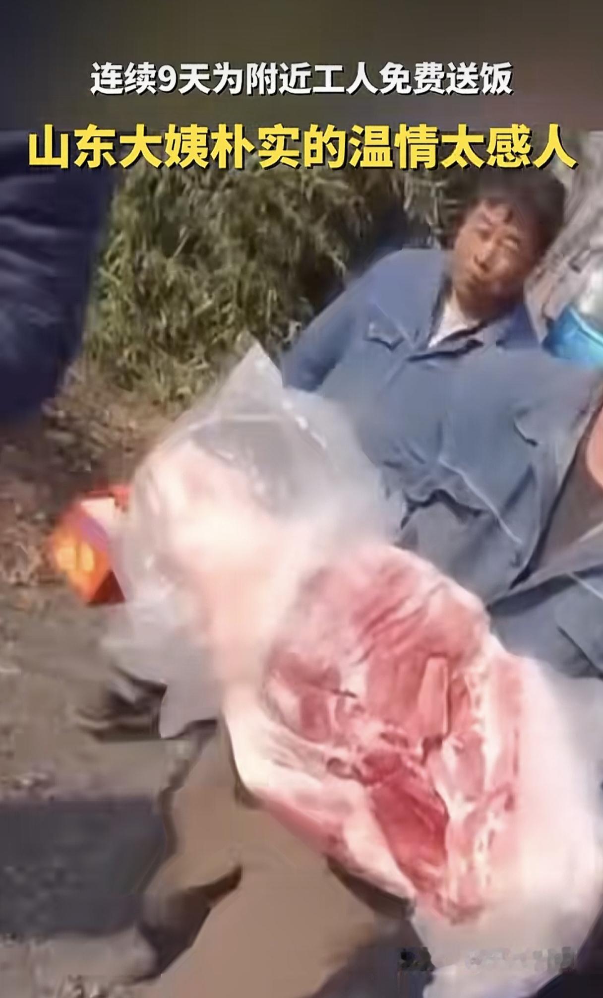 知了猴一出，就知道这位山东大姨太实诚了！12个河南工人在当地干活，去大姨家找水喝