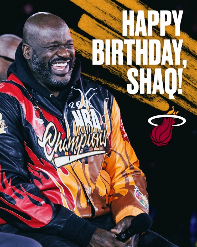 祝“大鲨鱼”奥尼尔54岁生日快乐！