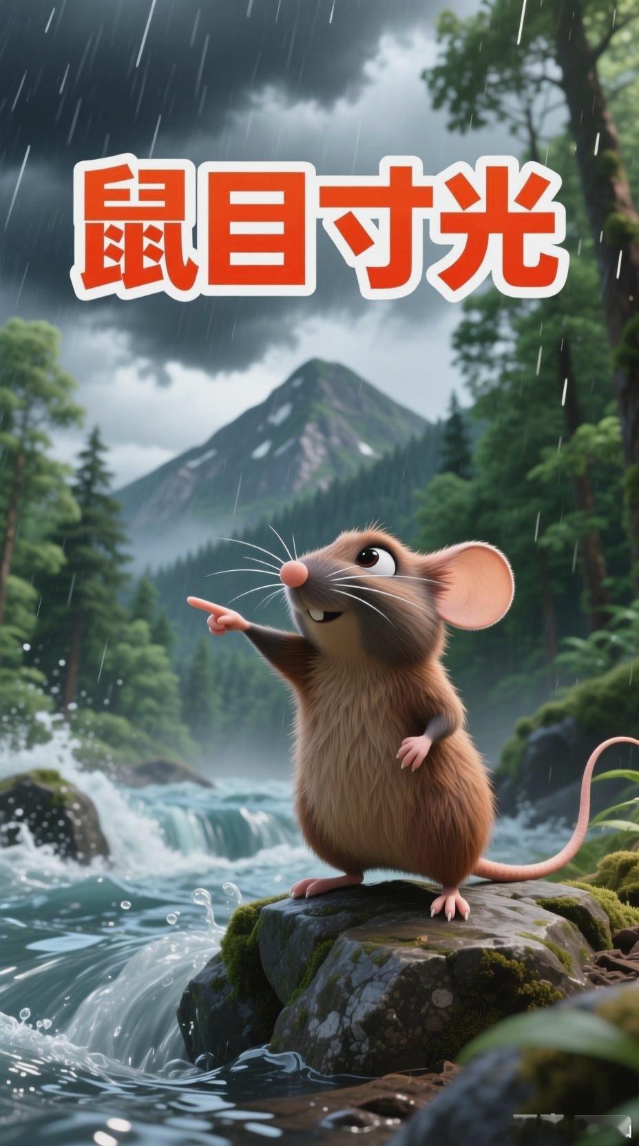 M先生比老鼠的目光还短浅 