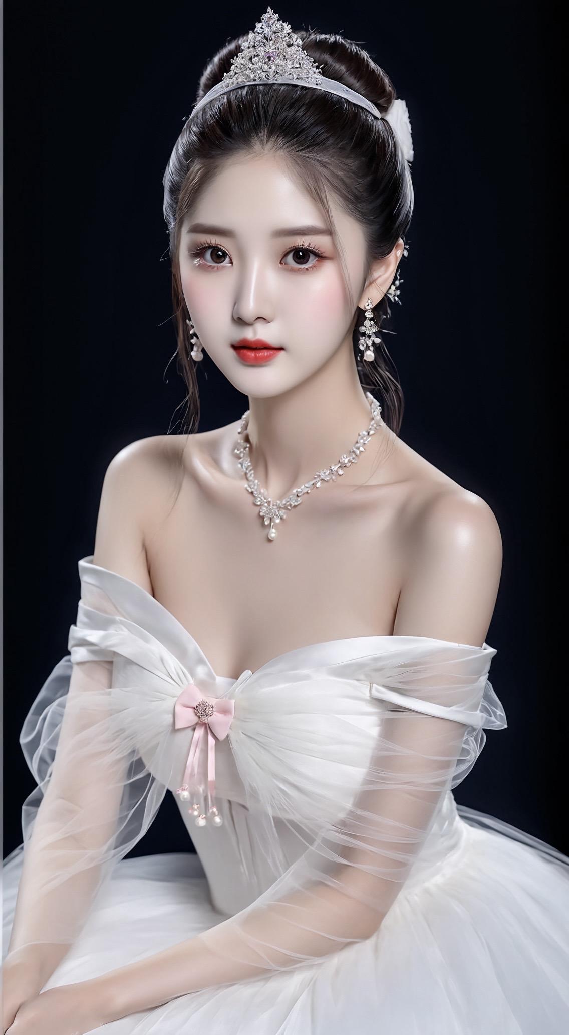 上热门 穿上婚纱的样子 是你喜欢的类型 每个女孩的婚纱梦 ai美女