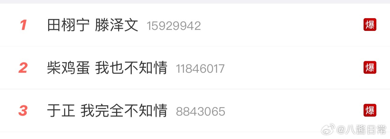 华策那你知情吗？田栩宁 陷入循环 ​​​