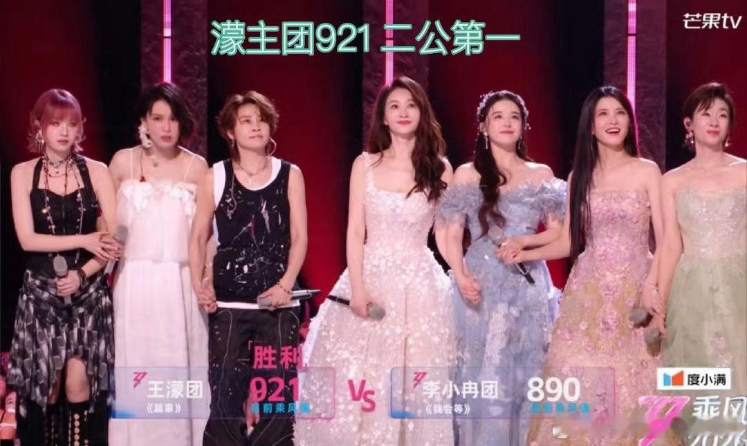 王濛团二公第一 921票直接拿下全场第一！实力碾压全场，舞台感染力拉满，每一分都