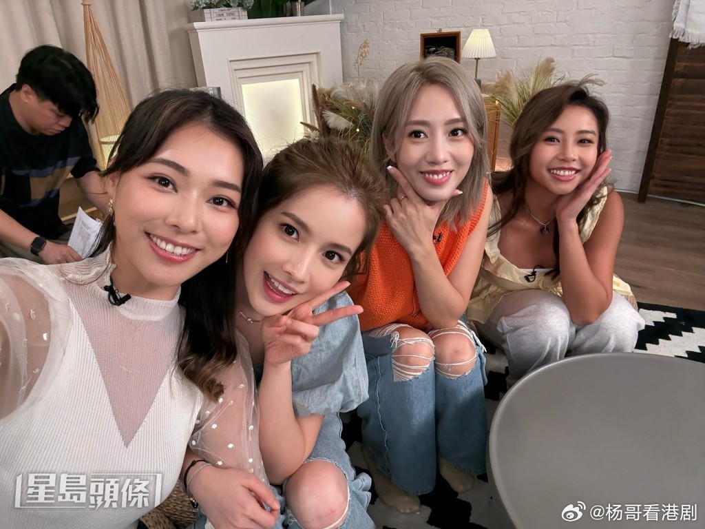 陳若思拍殺貓戲怕被千夫所指 孖廖慧儀齊扮傻避談胡美貽男友林孝賢.陳若思同廖慧儀喺