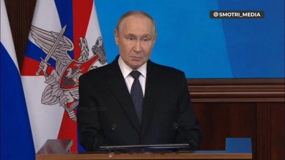 普京在俄罗斯国防部务虚会上表示:“特别军事行动的目标必将实现。我们更倾向于通过外