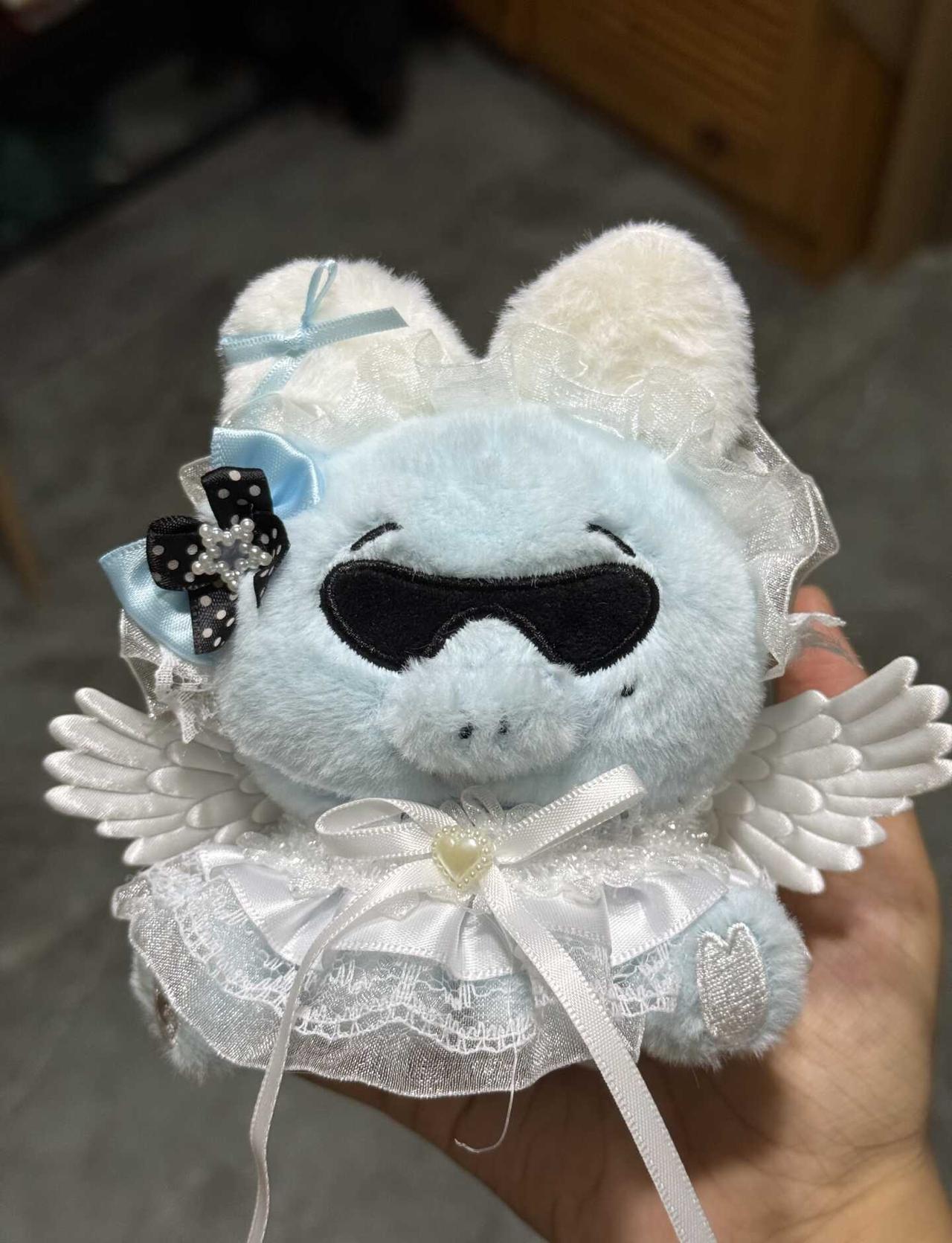 华丽之
给昨天新到家的孩子安排了衣服
也是美美变成天使小猪啦哈哈哈哈哈哈哈
今天