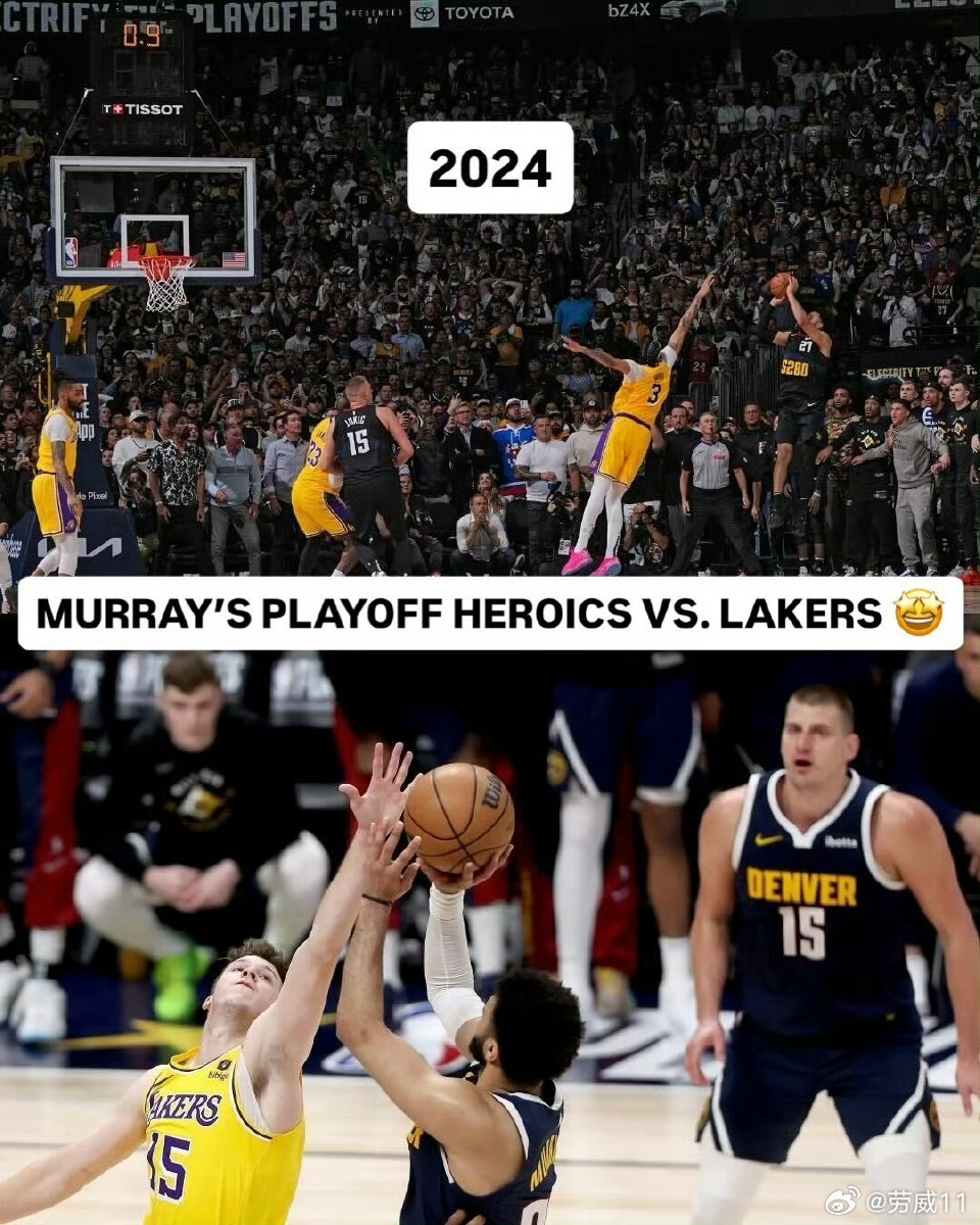 精彩什么，联盟是懂我勒的，最后半节雪藏了湖人杀手而已。掘金vs湖人