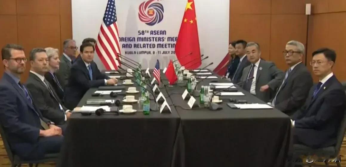 7月11日下午，王主任和美国国务卿鲁比奥如期在马来西亚的吉隆坡举行了会见。那么如