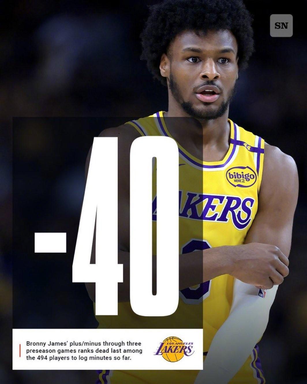 布朗尼三战11投得2分，NBA首次父子同台只是噱头？感觉布朗尼是真的好像没准备好