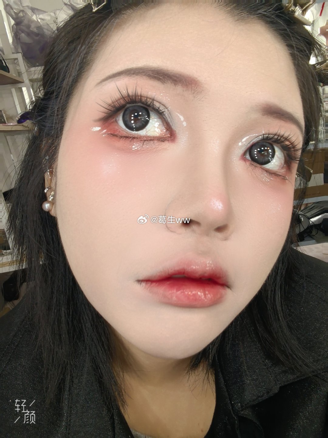 好喜欢这个妆 能不能焊在我脸上[捂嘴哭] ​​​