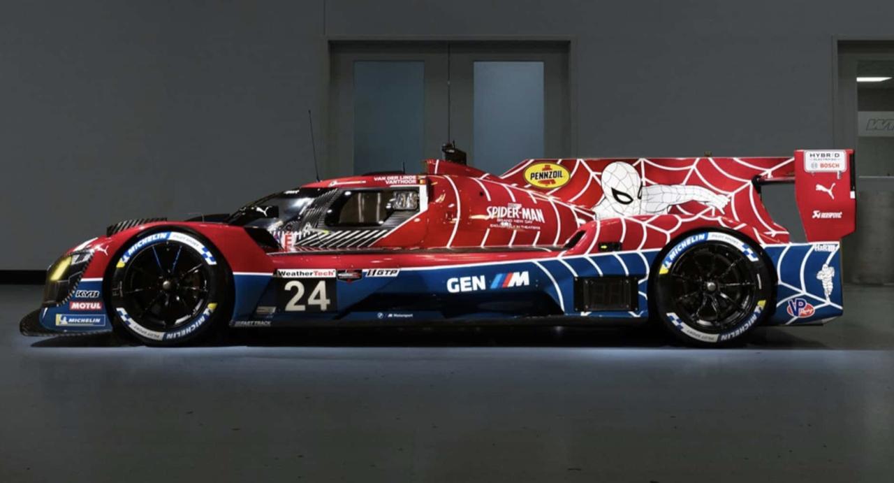 新蜘蛛侠电影里看到宝马了吗
这个周末的IMSA WeatherTech跑车锦标赛